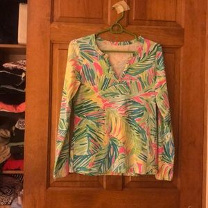Lilly Pulitzer Tropical Storm long sleeve top